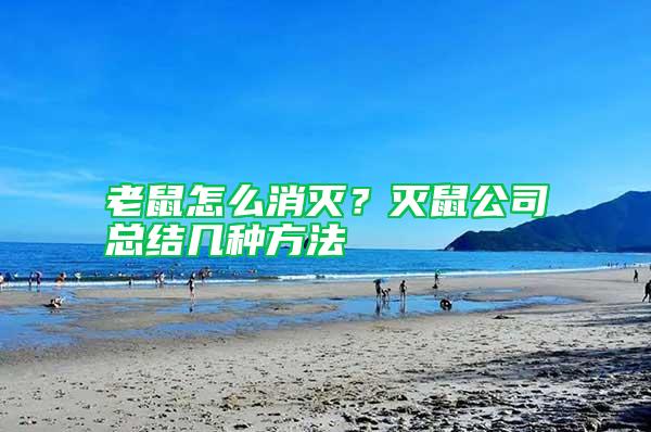 老鼠怎么消滅？滅鼠公司總結(jié)幾種方法