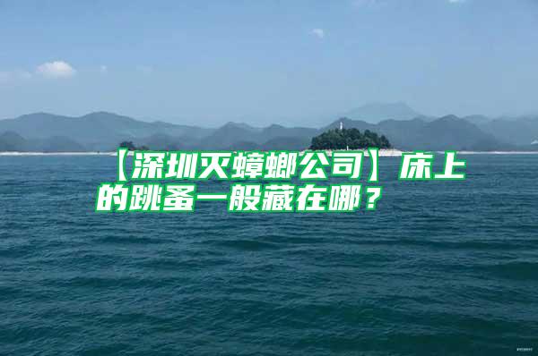 【深圳滅蟑螂公司】床上的跳蚤一般藏在哪？