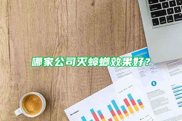 哪家公司滅蟑螂效果好？