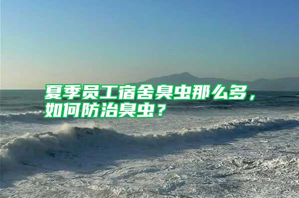 夏季員工宿舍臭蟲那么多，如何防治臭蟲？
