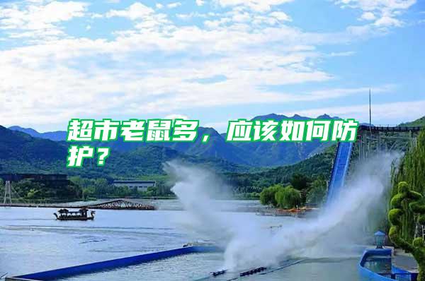 超市老鼠多，應該如何防護？